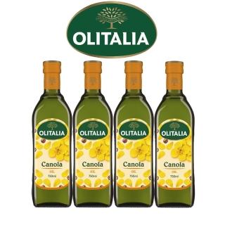 【Olitalia奧利塔】頂級芥花油料理組(750mlx4瓶)