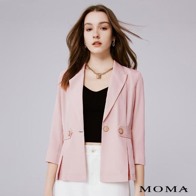 【MOMA】都會俐落打褶西裝外套(兩色)