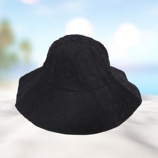 日本進口高透氣蕾絲抗UV防曬遮陽帽(遮陽帽)