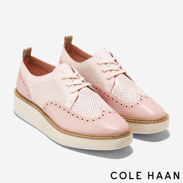 【Cole Haan】OG PLTFORM WINGTP OX 休閒牛津女鞋(玫瑰粉-W28347)