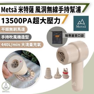【Metsa 米特薩】風洞無線手持幫浦 BP-002SD(充氣床配件 充氣機 抽氣機 充氣泵)