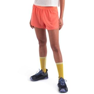 【Icebreaker】女 ZoneKnit Cool-Lite Speed 3 網眼透氣運動短褲-125-珊瑚橘粉(IB0A56XM-B75/戶外運動)