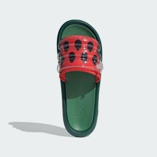【adidas 愛迪達】拖鞋 男鞋 女鞋 運動 ADILETTE ZPLAASH 紅綠 IE5762(A5198)