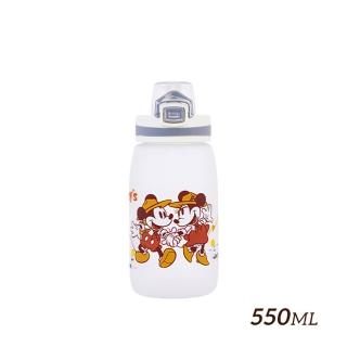 【HOUSUXI 舒希】迪士尼米奇米妮系列-Tritan彈蓋水瓶550ml