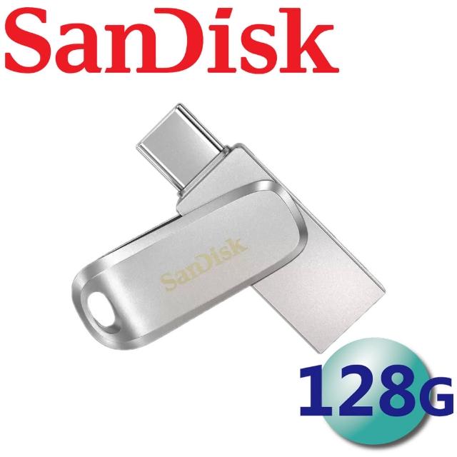 【SanDisk 晟碟】128GB Ultra Luxe USB Type-C USB3.2 Gen1 隨身碟(平輸)