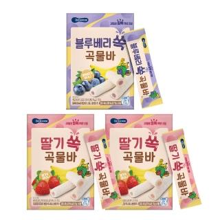 【BEBECOOK 寶膳】韓國 嬰幼兒水果酥酥捲 3入組(融合天然水果與健康穀物)