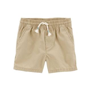 【OSHKOSH】淺褐色寬鬆短褲(原廠公司貨)