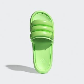 【adidas 愛迪達】拖鞋 男鞋 女鞋 運動 ADILETTE ZPLAASH 綠 IF0889