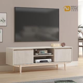 【WAKUHOME 瓦酷家具】Ariel極簡主義白楓木5尺TV櫃A015-215