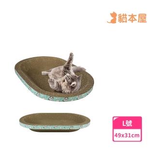 【貓本屋】橢圓貓抓板(L號/49x31cm)