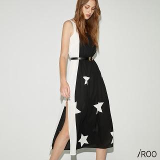 【iROO】星星方形領洋裝