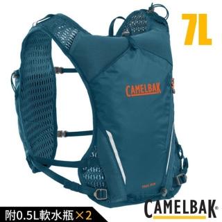 【CAMELBAK】Trail Run 7 越野水袋背心/水袋背包.馬拉松(CB2822402000P 湖水綠)