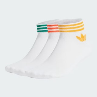 【adidas 愛迪達】LOGO 腳踝襪 3 雙入(IU2664 男/女 Originals中性襪 馬卡龍色系)