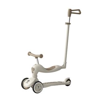 【Kazam】三合一兒童滑步車-小童款含推桿(1-5歲學步車 滑步車 滑板車三合一)