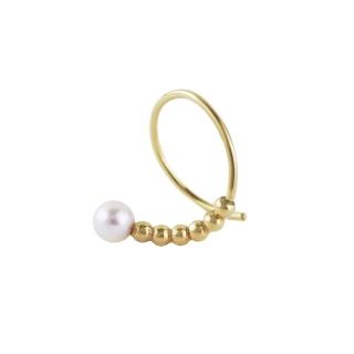 【Olivia Yao Jewellery】雙耳環效果 天然光澤 4mm 圓珍珠耳環(Frank & Promise Collection)