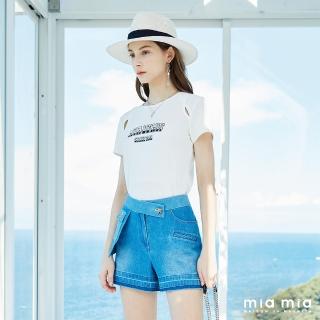 【mia mia】MIA DE MOI兩側鏤空T恤