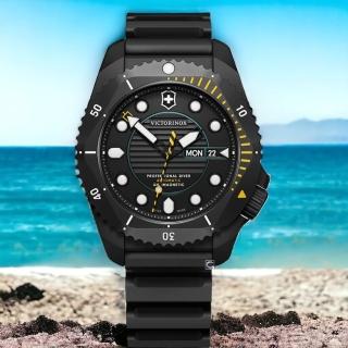 【VICTORINOX 瑞士維氏】DIVE PRO 300米潛水錶 男錶 腕錶 機械錶-43mm(VISA-241997)