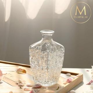 【Floral M】羅馬玻璃雅典娜花瓶(花瓶/插花/玻璃瓶/小口花瓶/花器/花盆/陶瓷花瓶/桌面擺飾)