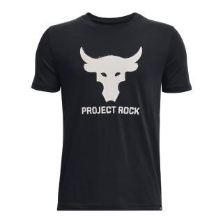 【UNDER ARMOUR】UA 男童 PJT Rock巨石強森 BRAHMA BULL 短T-Shirt_1380067-001(黑)