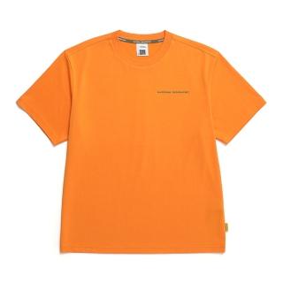 【National Geographic 國家地理】男女同款 澳洲袋鼠圖案短袖上衣 - 橙色(圖案T恤/高透氣性)