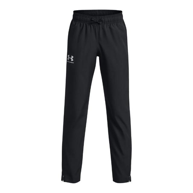 【UNDER ARMOUR】男童 Sportstyle Woven運動長褲_1370184-003(黑)