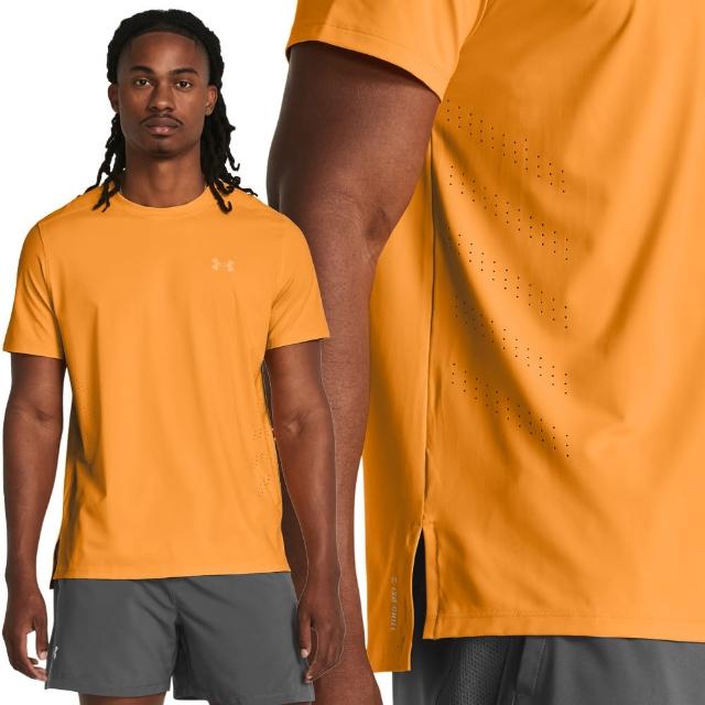 【UNDER ARMOUR】UA 男 Launch Elite 短袖T-Shirt_1382648-803(橙色)