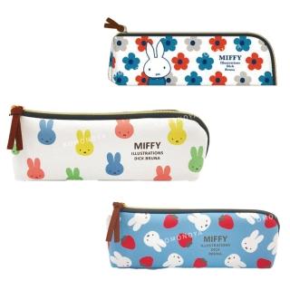 【小禮堂】Miffy 米飛兔 L型筆袋 - 角色款(平輸品)