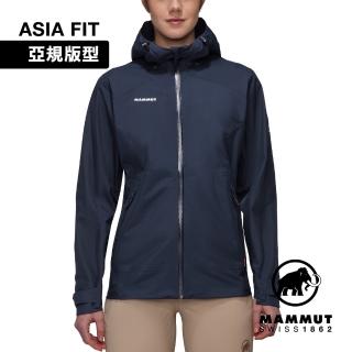 【Mammut 長毛象】Convey Tour HS Hooded Jacket AF GTX防水連帽外套 女款 海洋藍 #1010-28802