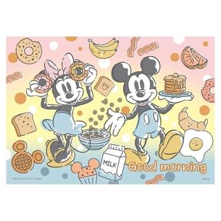 【HUNDRED PICTURES 百耘圖】Mickey Mouse&Friends-甜點美食系列-美味早餐拼圖108片(迪士尼)