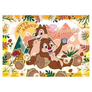 【HUNDRED PICTURES 百耘圖】Chip an Dale-自然花卉系列-奇奇蒂蒂拼圖108片(迪士尼)