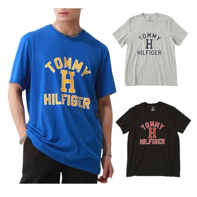【Tommy Hilfiger】歐美版型 輕薄款 短袖圓領T恤 上衣(版型偏大 請參考尺碼表後再選購)