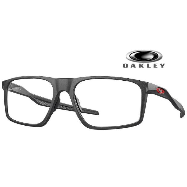 【Oakley】奧克利 Bat flip 輕量舒適運動光學眼鏡 可更換鼻墊設計 OX8183 04 霧鐵灰 公司貨