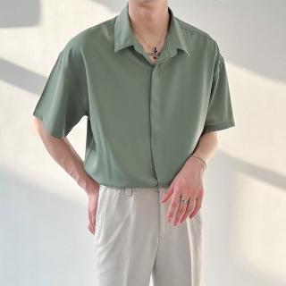 【Pure 衣櫃】韓版設計款垂墜感襯衫(男裝/雅痞/KDTY-C511)