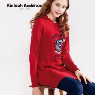 【Kinloch Anderson】學院風連帽長版長袖上衣 金安德森女裝(KA0979026)