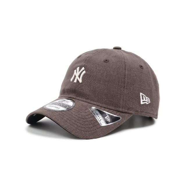 【NEW ERA】棒球帽 Soft Nature-Linen MLB 棕 象牙白 920S 紐 約洋基 NYY 老帽(NE14148165)