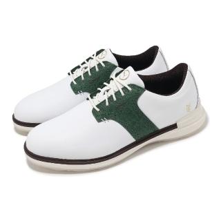 【PUMA】x QUIET GOLF 高爾夫球鞋 Quiet Golf Avant 男鞋 白 綠 防水鞋面 聯名(310044-01)