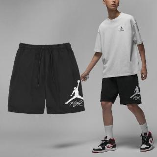【NIKE 耐吉】短褲 Jordan Essentials Shorts 男款 黑 白 毛圈布 抽繩 棉褲 褲子(FN6420-010)
