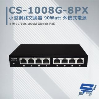 【CHANG YUN 昌運】CS-1008G-8PX 8埠 Gigabit PoE+小型網路交換器(CS-1008G-8P A3)