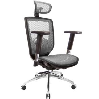 【GXG】高背全網 電腦椅鋁腳/升降扶手(TW-81Z6 LUA5)
