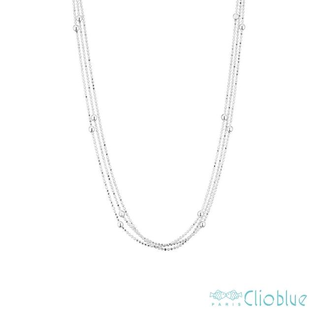 【CLIO BLUE】3條圓珠項鍊(法國巴黎品牌/925純銀)
