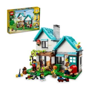 【LEGO 樂高】創意百變系列3合1 31139 溫馨小屋(模型屋 玩具積木 禮物 居家擺設)