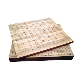 【雷鳥】竹編雕刻兩用象‧圍棋盤 44x47x2cm /塊 LT-2065