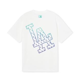 【MLB】童裝 短袖T恤 Monogram系列 洛杉磯道奇隊(7ATSM0243-07WHS)