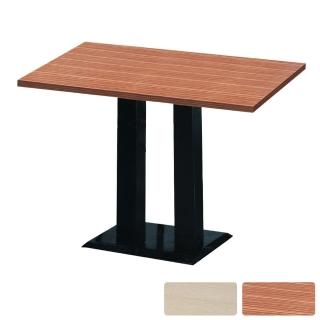 【BODEN】丹格3.5尺工業風餐桌/工作桌/休閒桌/洽談桌/商業桌(兩色可選)