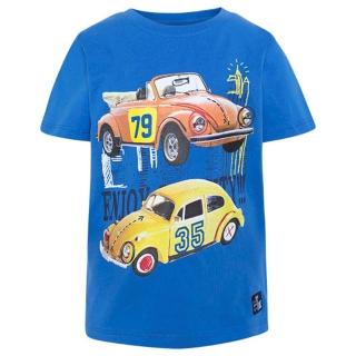 【tuc tuc】男童 寶藍賽車印花T恤 3-10A MN4730(tuctuc Kids T恤)