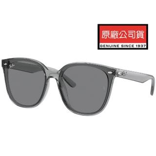 【RayBan 雷朋】亞洲版 時尚大鏡面太陽眼鏡 RB4423D 645087 透晶灰框抗UV鏡片 公司貨