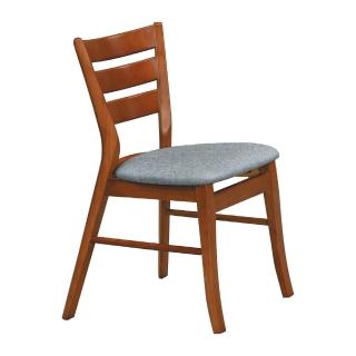 【BODEN】普尼灰色皮革實木餐椅/單椅/休閒椅/洽談椅/商業椅