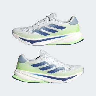 【adidas 愛迪達】SUPERNOVA RISE 慢跑鞋 男 運動鞋 緩震 慢跑 訓練 路跑 透氣 舒適 白綠藍(IF3015 ∞)