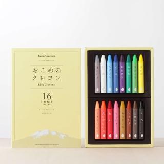【mizuiro】米製兒童無毒蠟筆16色(日本製)