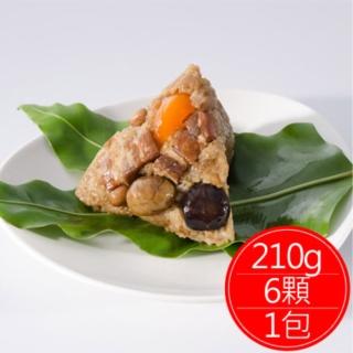 【鮮食家任選】呷七碗頂級南部粽(210g±9g*6顆/包)
